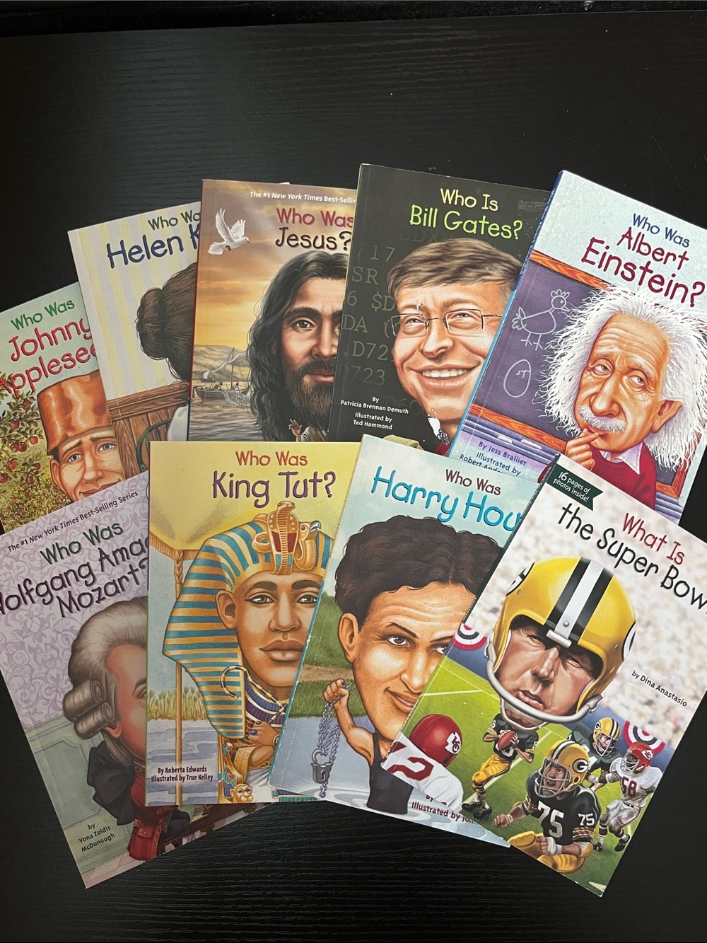 Lot of 9 “Who Was” Books